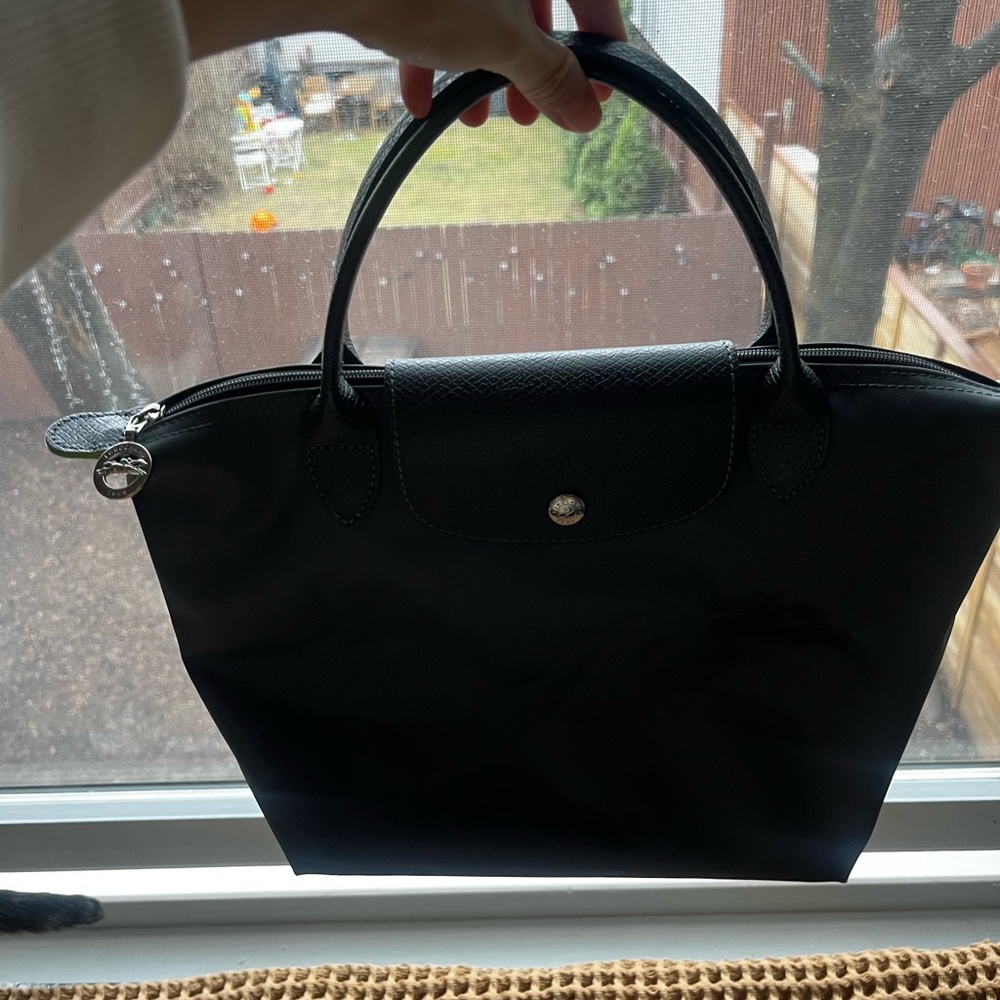 Le Pliage Green Recycled Canvas Top Handle Bag